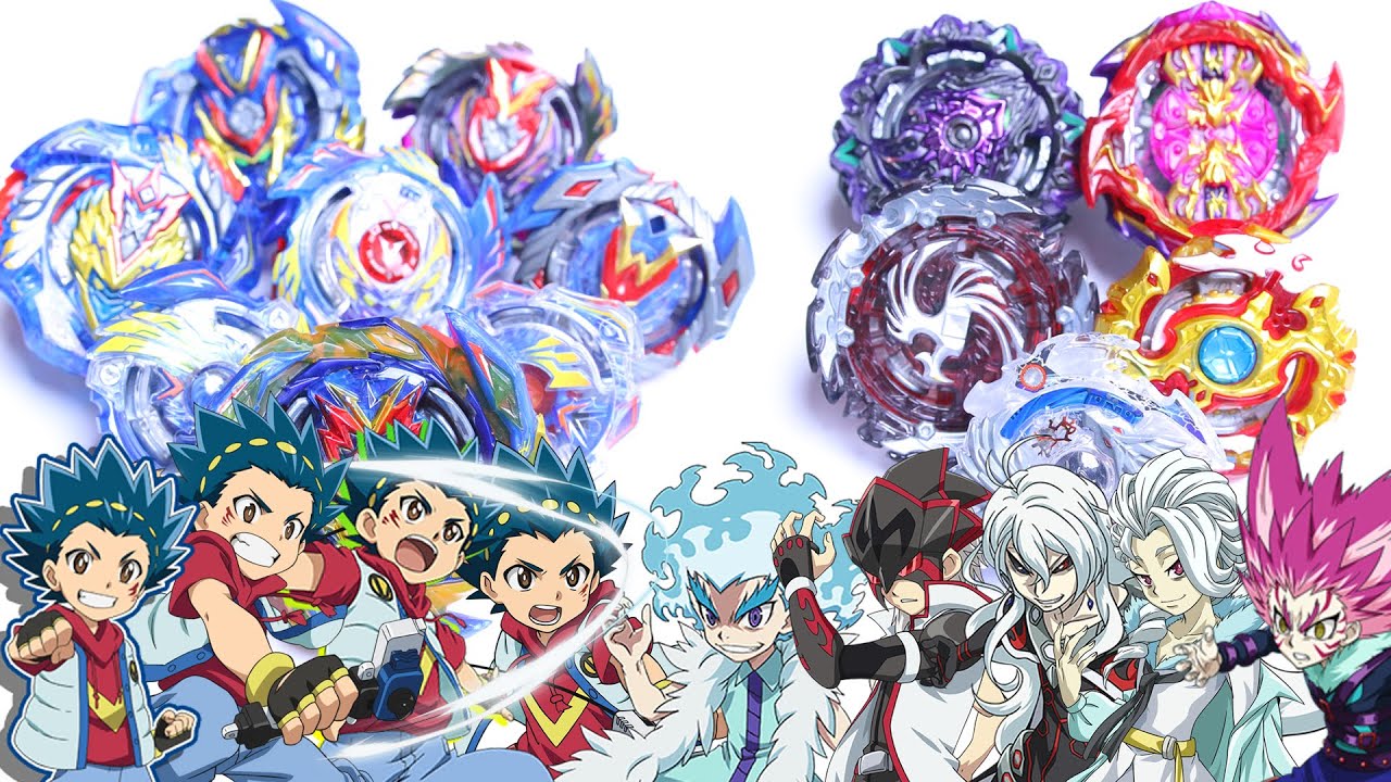 ВСЕ ЭВОЛЮЦИИ ВАЛЬКИРИИ против ВСЕХ БЕЕВ-АНТАГОНИСТОВ | Beyblade Burst Super King