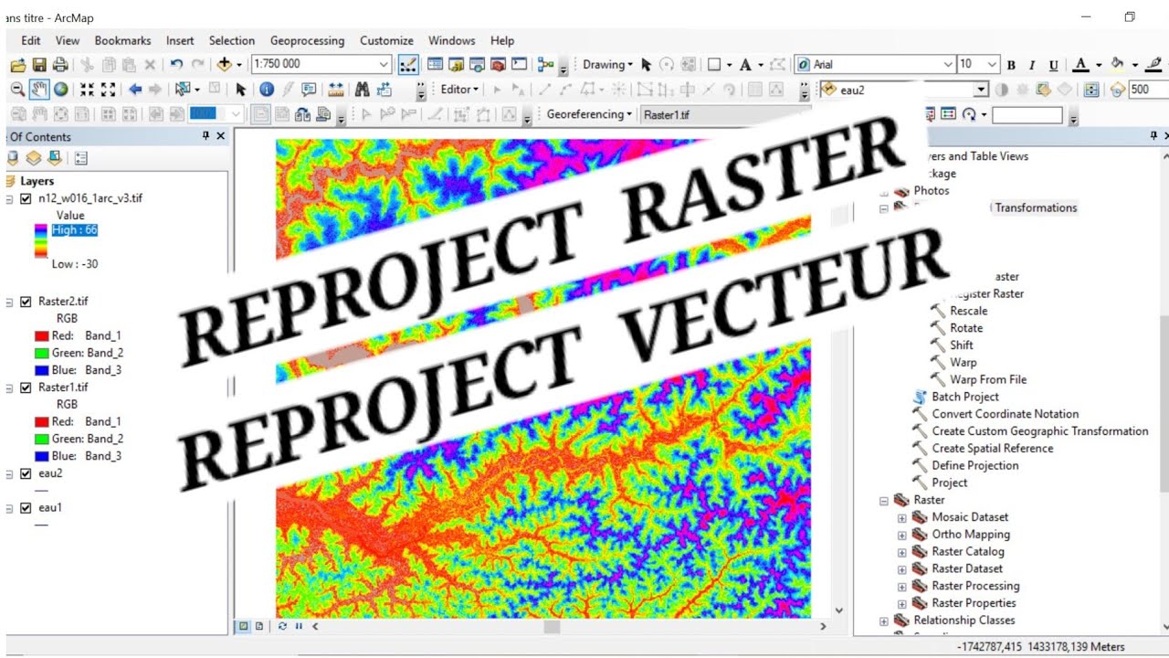 🔴 ArcGIS : Comprendre et maîtriser la Reprojection des couches - Tout ce qu'il faut savoir !