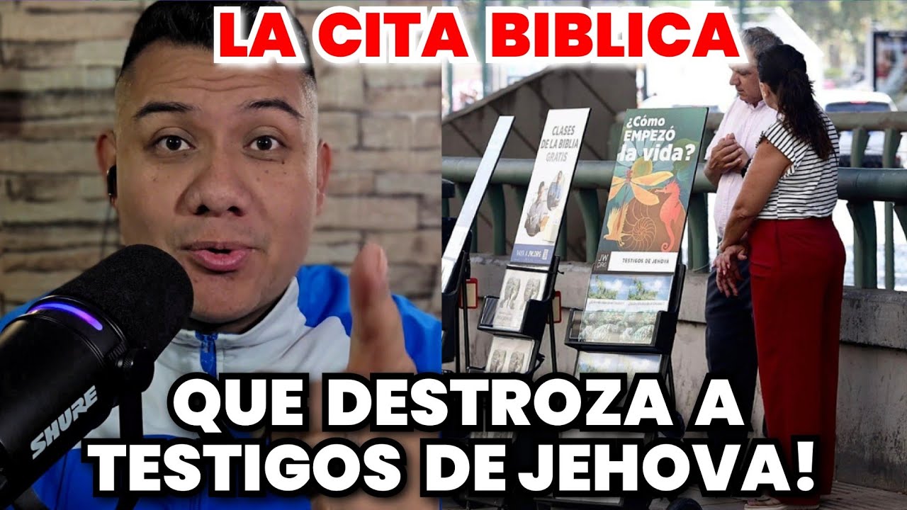 🚨AGARRENSE! La Cita biblica que DESTROZA a los Testigos de Jehova! 🥶😱