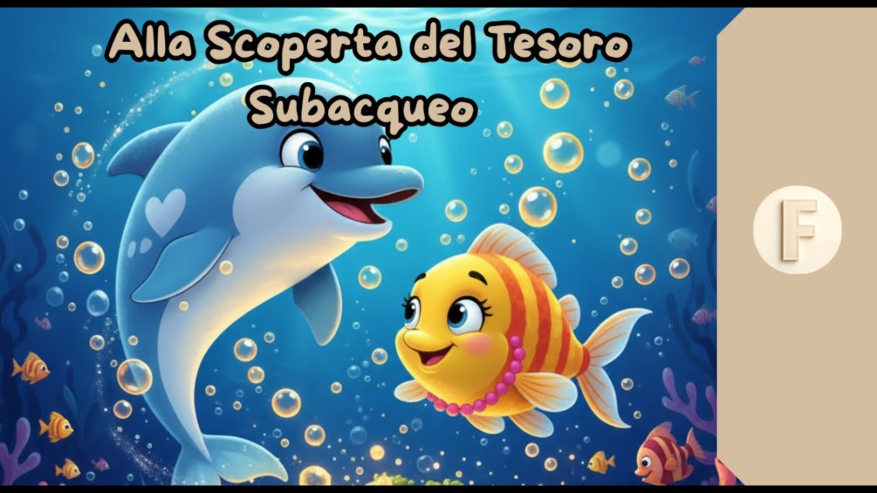 Dido e Pina alla Scoperta del Tesoro Subacqueo 🐬– Fiaba per Bambini con Delfino e Avventura Magica