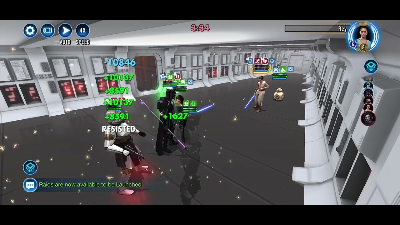 Dtmg imperial cron verse Rey Ben first test almost failed but damn is he tanky