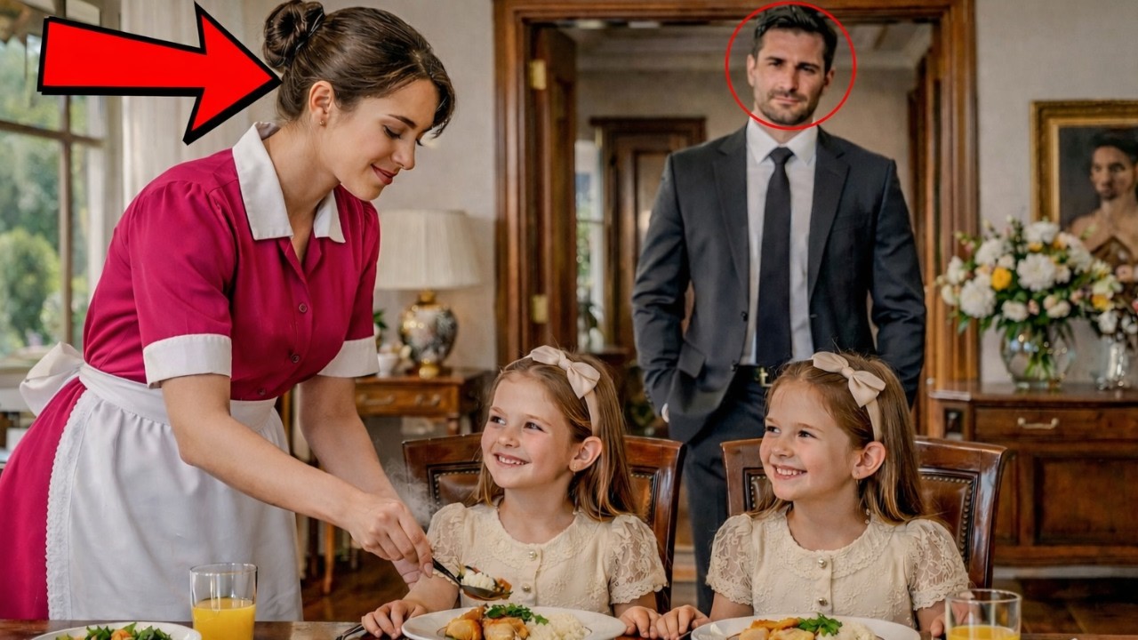 De miljardair kwam vroeg thuis..en was geschokt door wat de schoonmaakster met zijn kinderen aan het