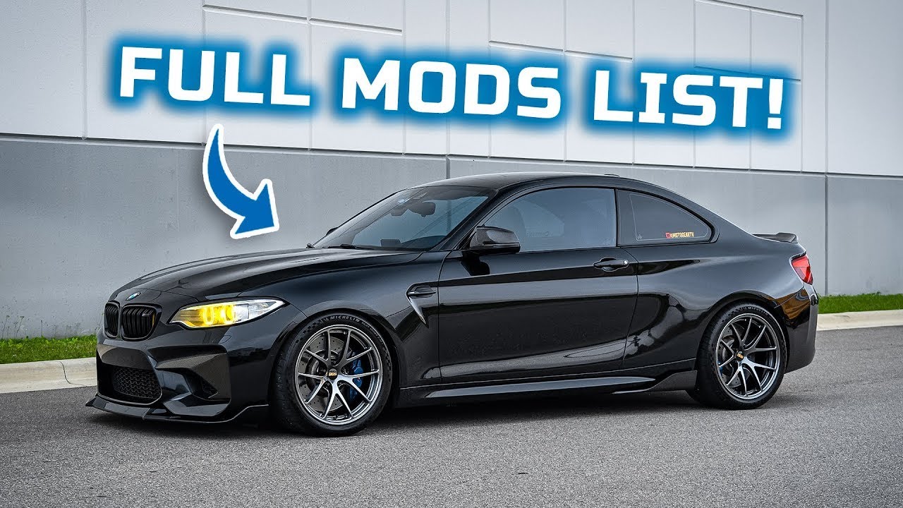 Полный список модификаций моего BMW F87 M2 после 3 лет владения!