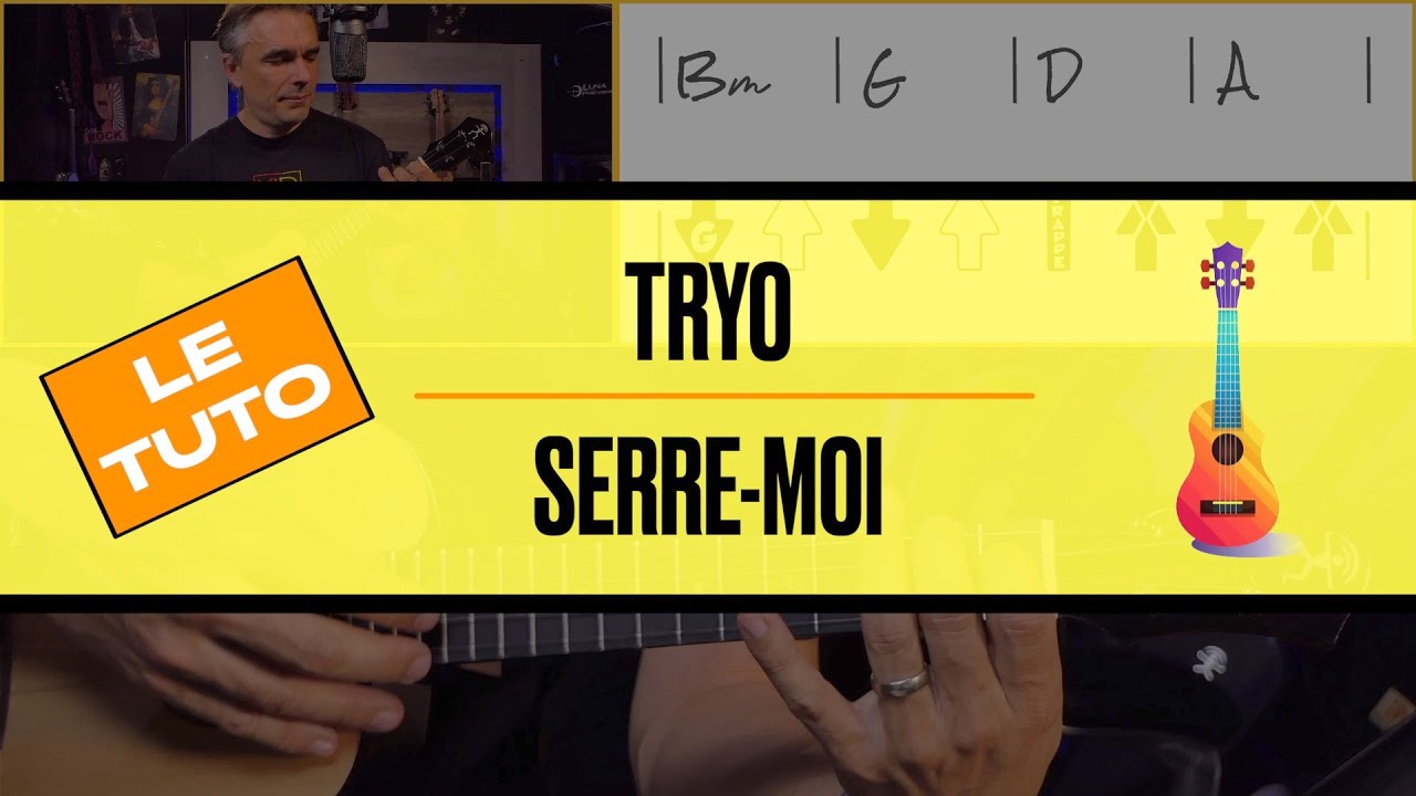 Serre Moi - Ukulélé | Tutoriel Tryo débutant 🎸