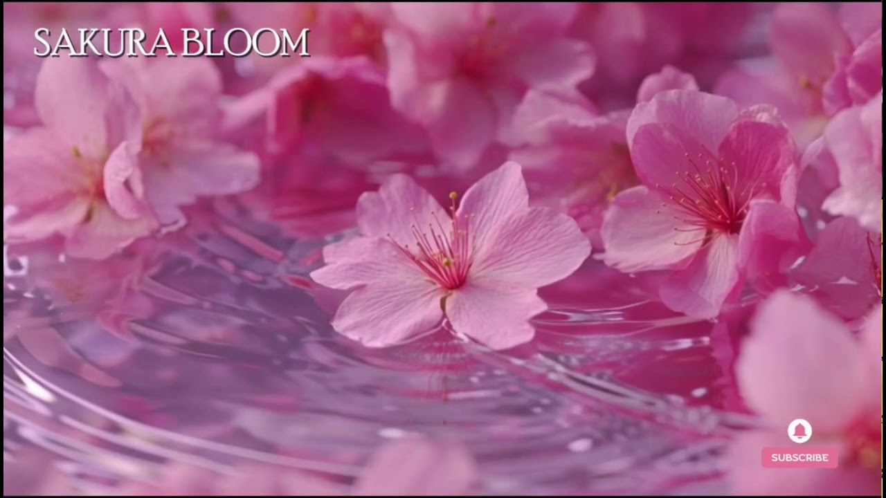 🔴 春のささやき – 桜と川のせせらぎ | 安らぎと睡眠の音楽