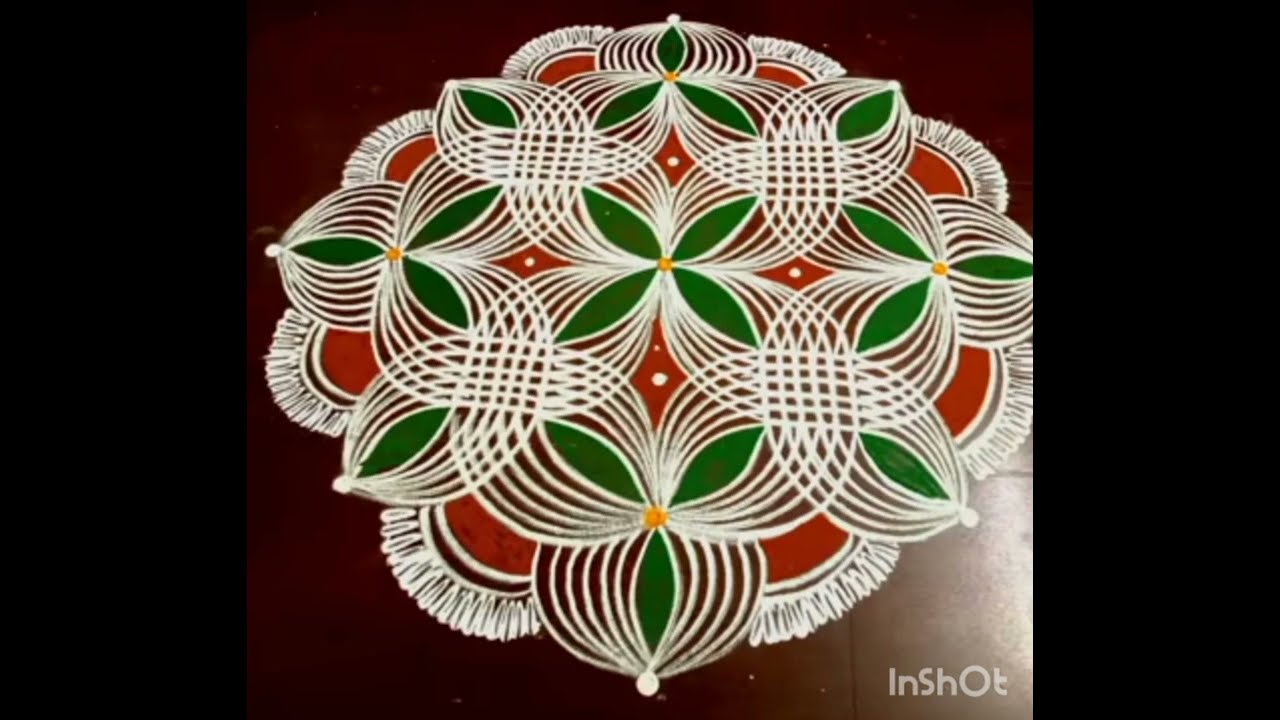 Easy modern rangoli #trending #trendingshorts #latest #trending 