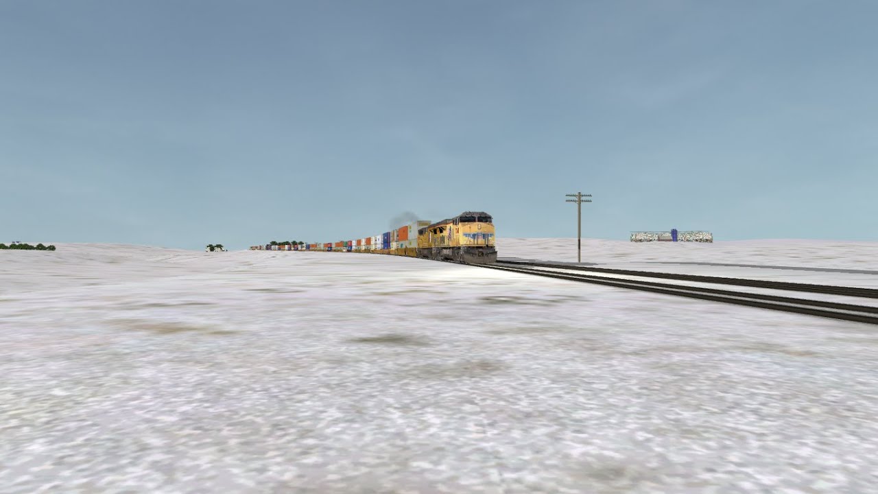 ORTS: High Speed UP C45ACCTE #7345 EB INPG4X-01 At Luzerne, IA
