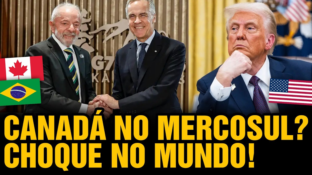 Canadá no Mercosul? O Acordo que Pode Mudar Tudo na América! Brasil Avança, EUA Assustam! 😮 🇨🇦 🇧🇷 🇺🇸