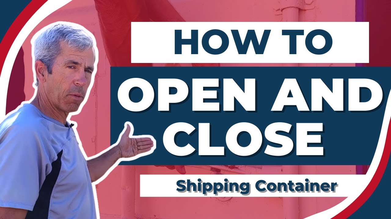 How To Open And Close A Shipping Container | Opening A Storage Container | On-site Storage Solutions