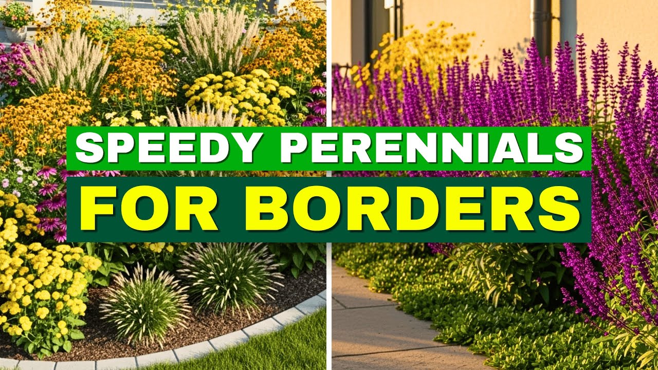 7 AMAZING Perennial Plants to FILL Your Borders FAST