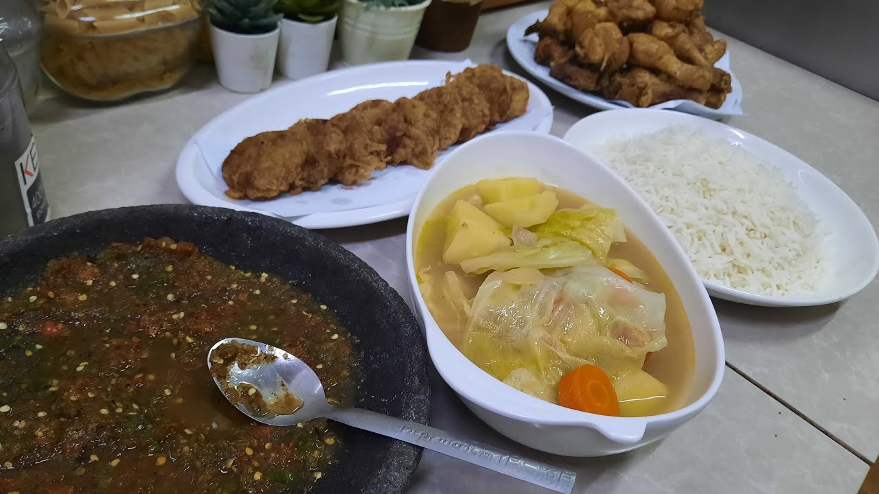 إيدام الصوب الأندونيسي  والدجاج المقلي #soup