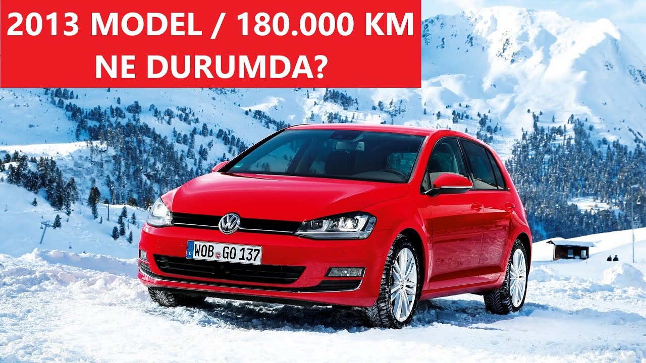 180.000 KM'de 2013 Model 1.2 TSI GOLF Ne Durumda?