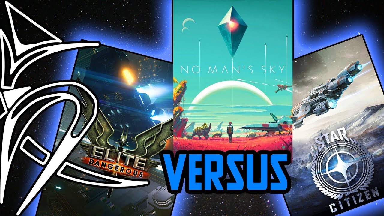 Elite Dangerous vs No Man's Sky vs Star Citizen