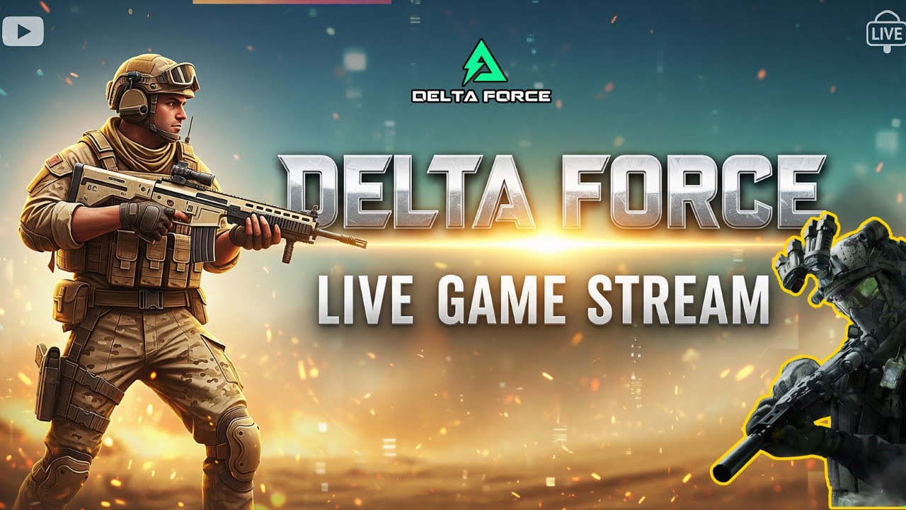 🎮Delta Force Game playtest live now Wed Night show War 2025 + LIVE !!👾 
