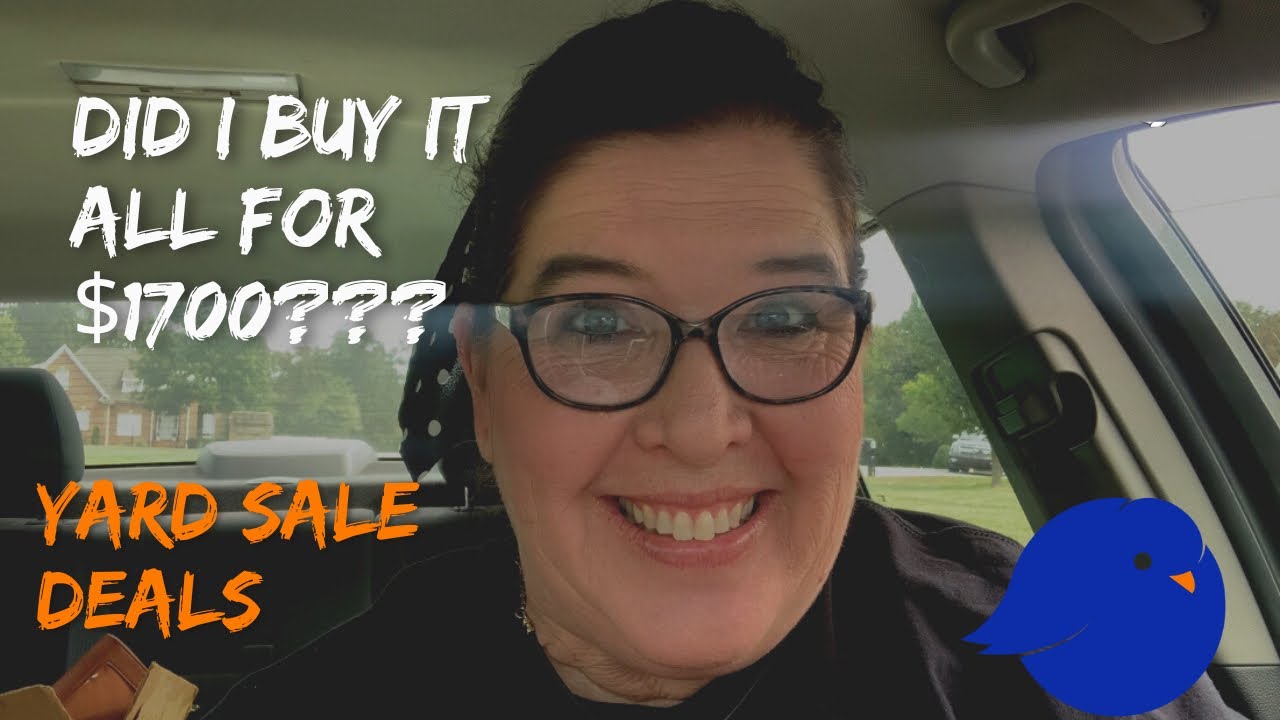 Yard Sale Finds- Did I Buy All the Carnival Glass? - Shop with Me!