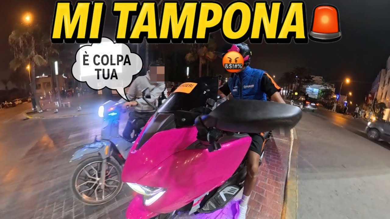 🚨 Mi tampona con lo scooter… e pretende di avere ragione! 😂🤯