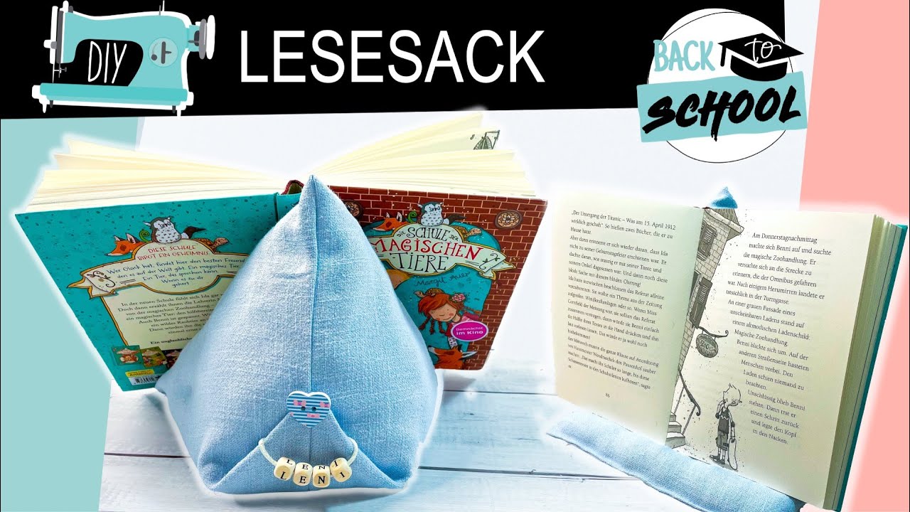 LESERATTEN AUFGEPASST! - Lesesack Leni für dein Buch, Tablet und E-Book