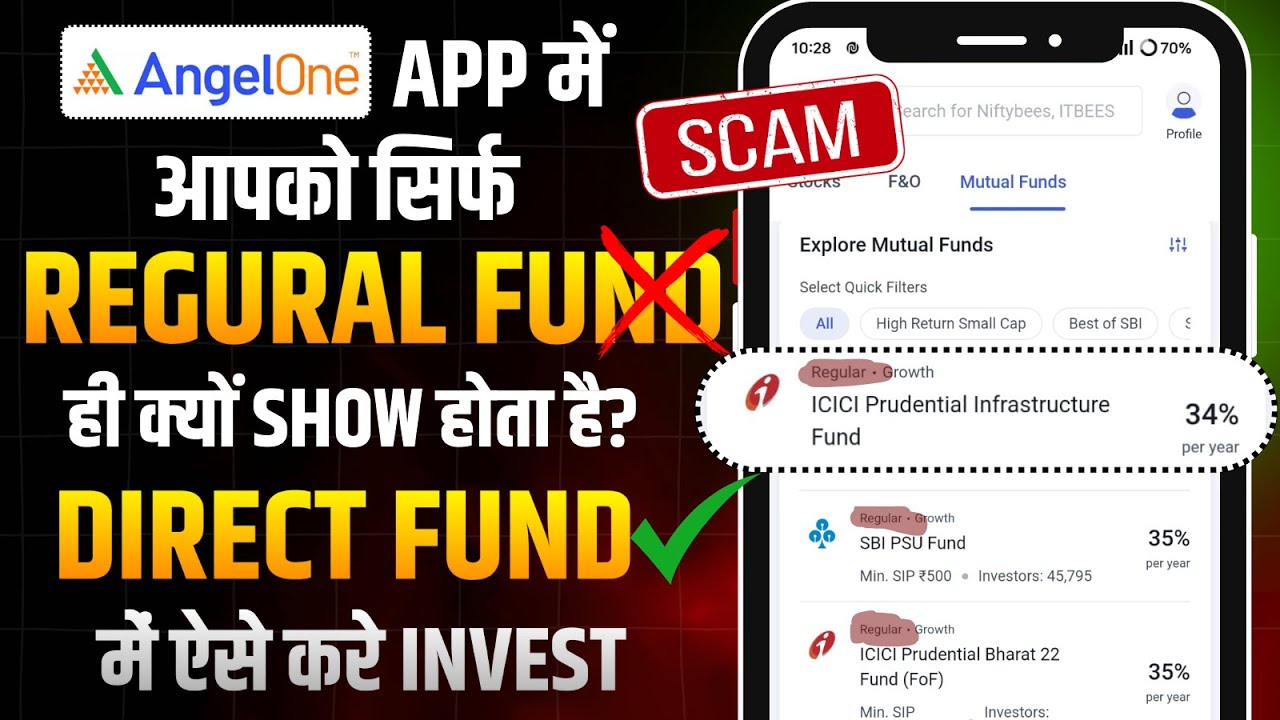 Direct Mutual Fund Not Showing in Angel One App | सिर्फ Regural Fund ही क्यों SHOW होता है Angel One