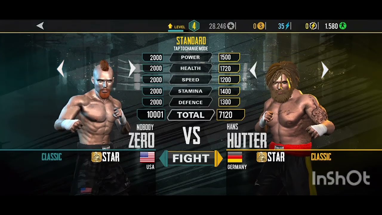 Bare knuckle Boxing Standard Quick Fight Mode VS HANS HUTTER 
