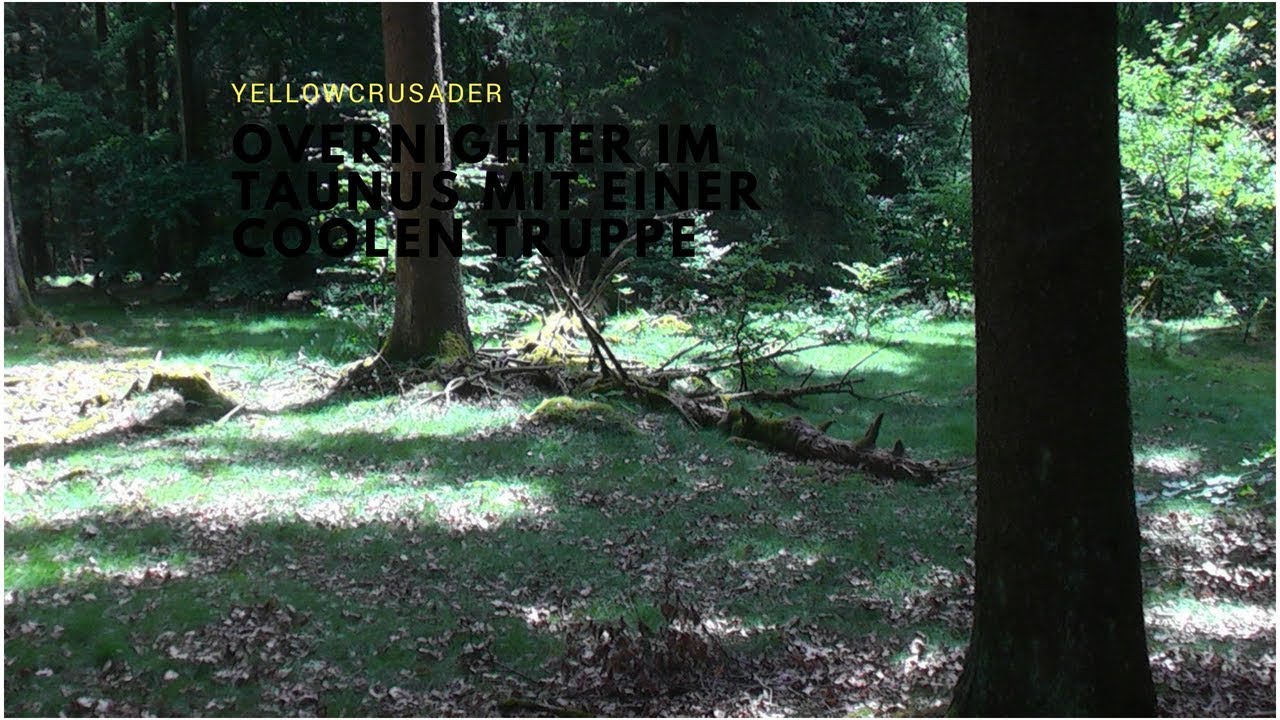 Bushcraft Tour mit Overnighter rund um den Zacken im Taunus