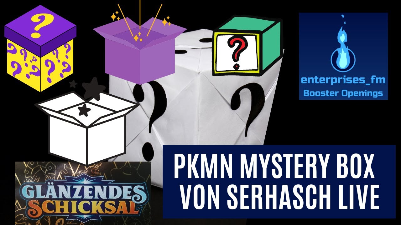 Mystery Box von Serhasch Live (Pokémon Booster Opening Hidden Shining Fates, Evolutions Celebrations