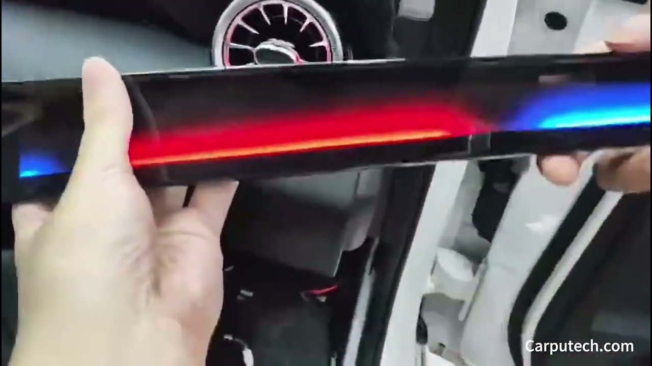 How to install ambient lighting in a Mercedes-Benz C-Class W205 / GLC X253 (2015-2021)