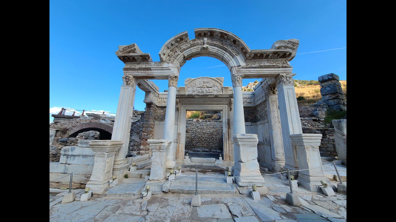 Full Tour- Library of Celsus and House of Virgin Mary in Ephesus, Anatolia