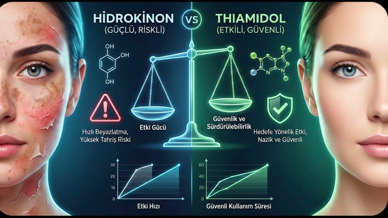 Hidrokinon thiamidol karşılaşması 