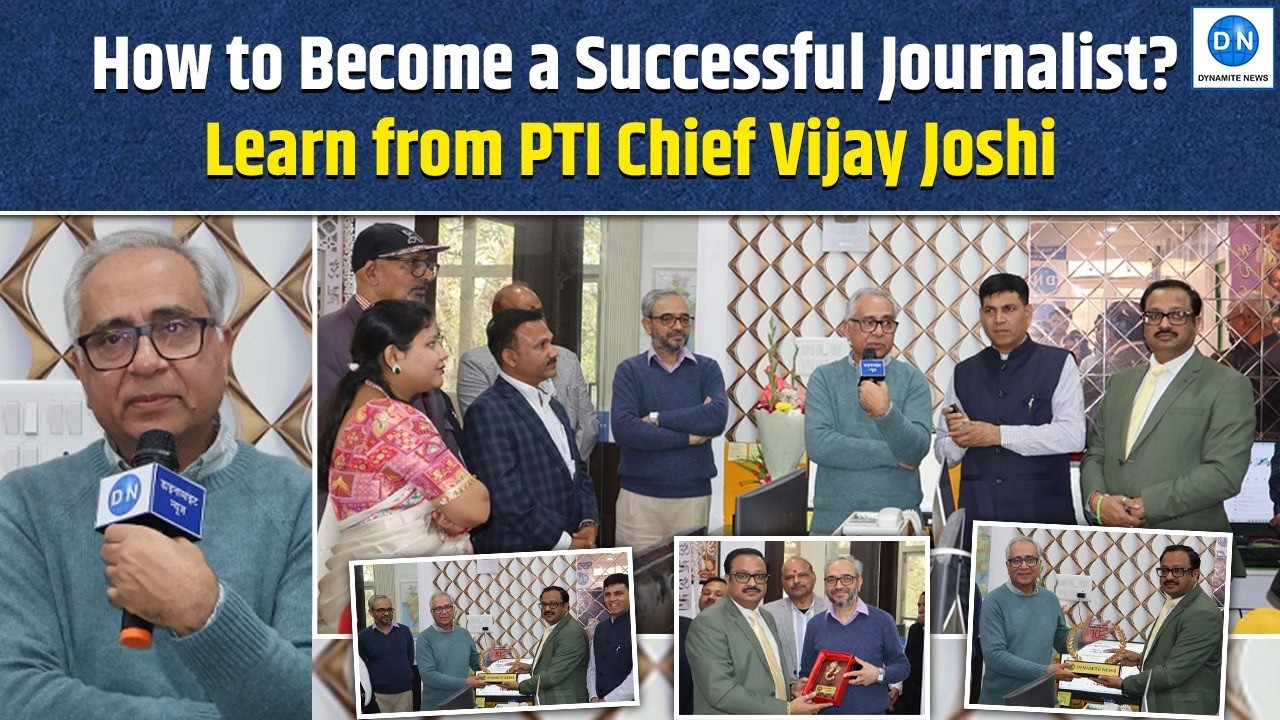 When PTI&rsquo;s CEO and Editor-in-Chief Vijay Joshi reached Dynamite News&rsquo; head office in New Delhi