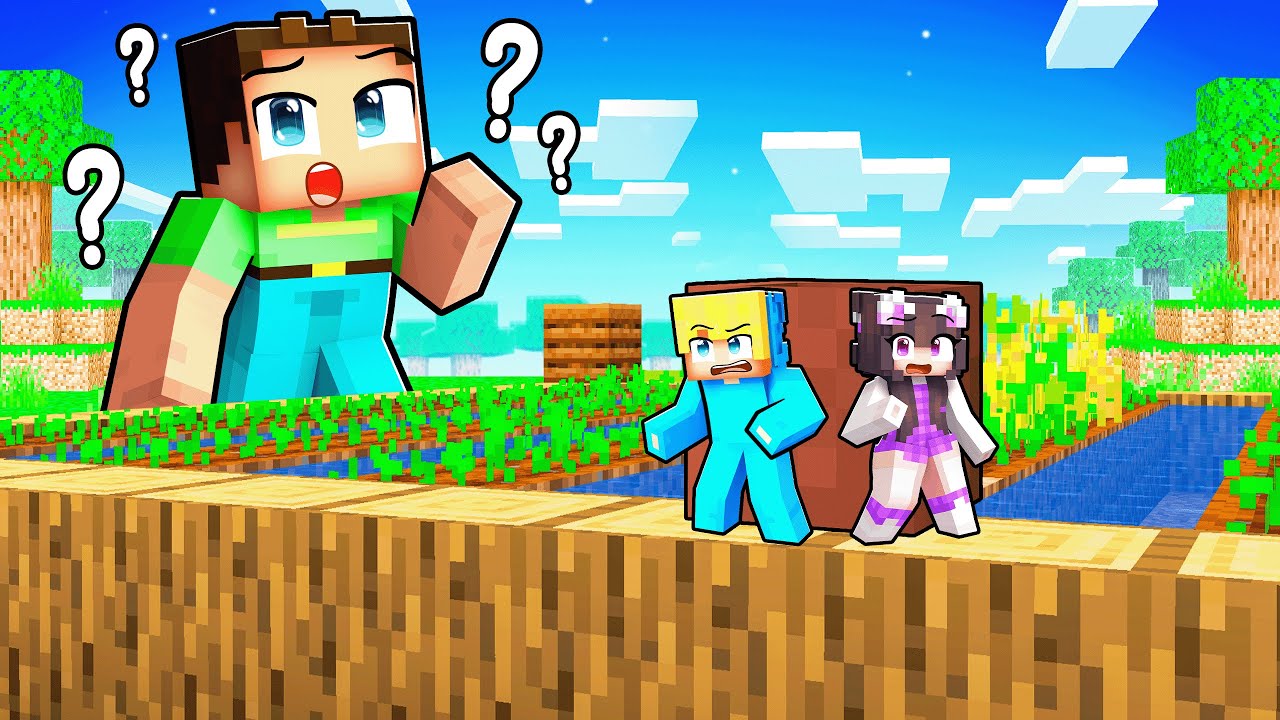 Wir versteckten uns in ALLEN GRÖßEN in Minecraft!