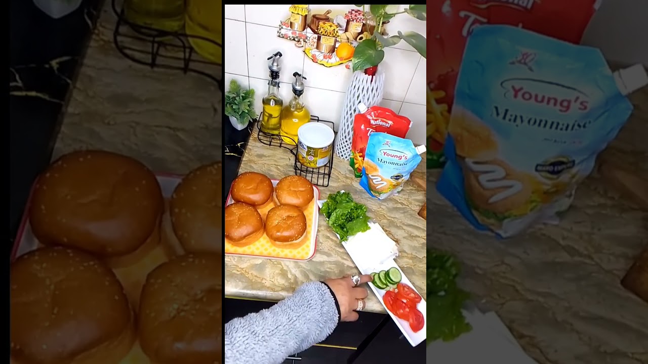 Ramzan series easy burger recipe