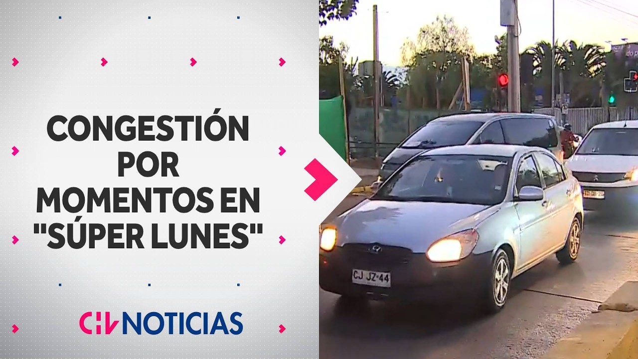 LLEGÓ MARZO: Con congestión vehícular por momentos empezó el Súper Lunes en calles de Santiago