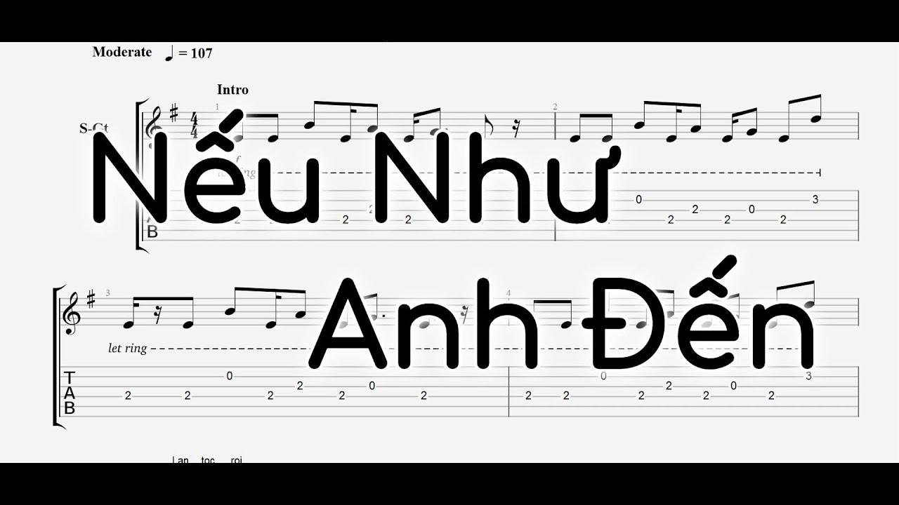 Văn Mai Hương - Nếu Như Anh Đến - Guitar Tutorial [Fingerstyle TAB]
