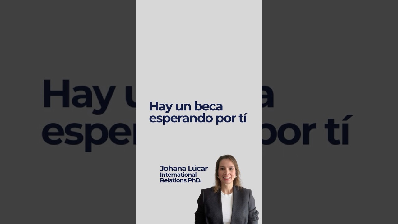 Hay una beca esperando por tí