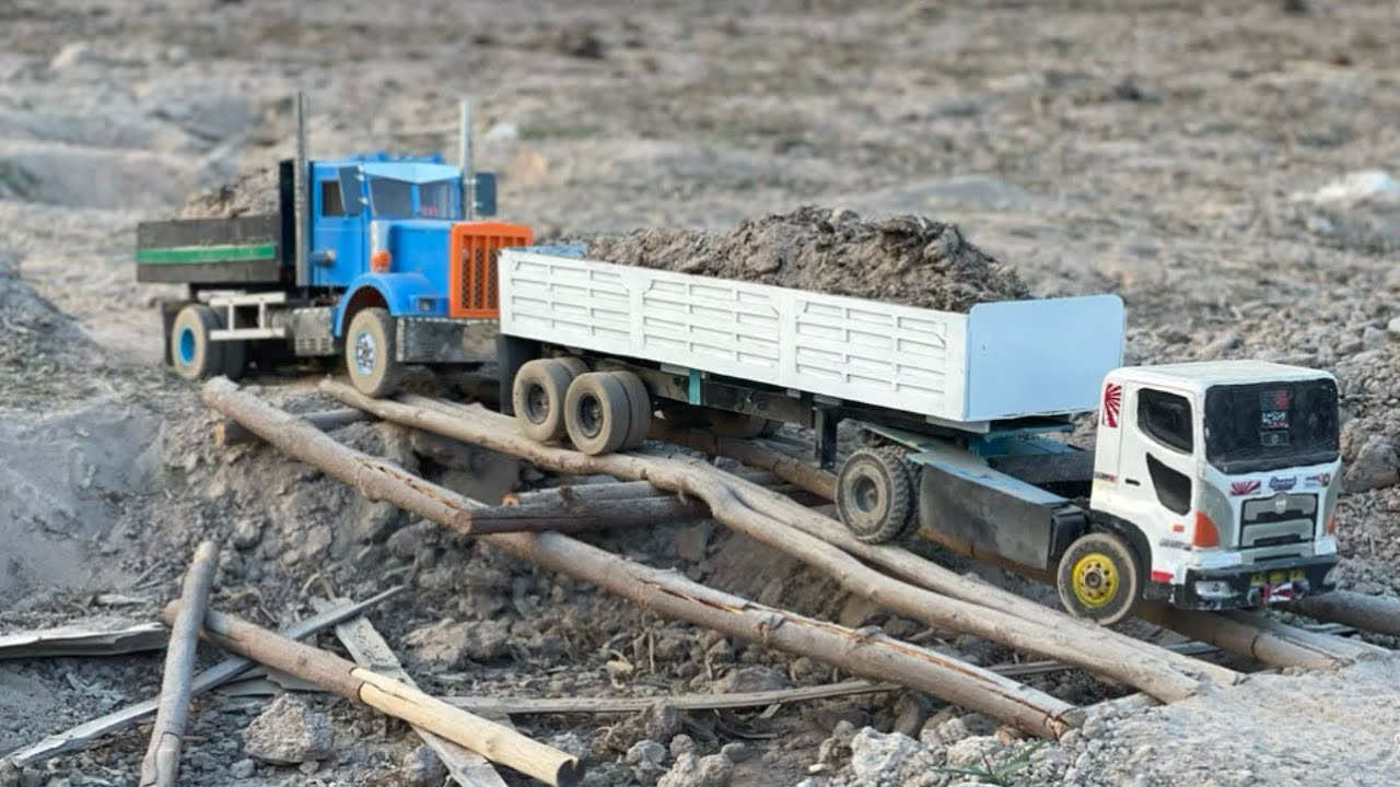Amazing Rc Hino 500 And Rc King Hauler.Dump Truck.Rc Truck.Mega Rc Truck&hellip;