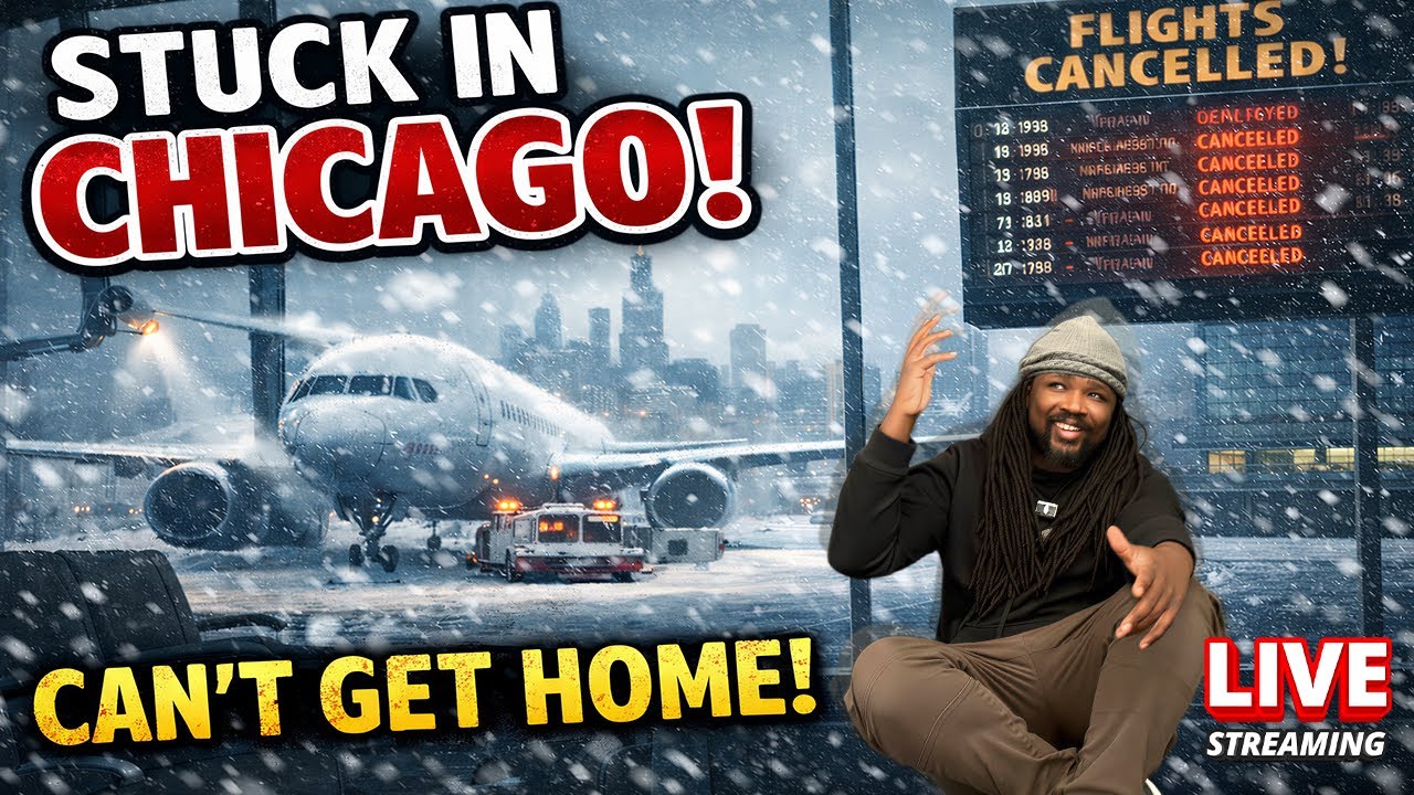 Flight Canceled → Chicago Snowstorm IRL Adventure with ThatSocialLoner