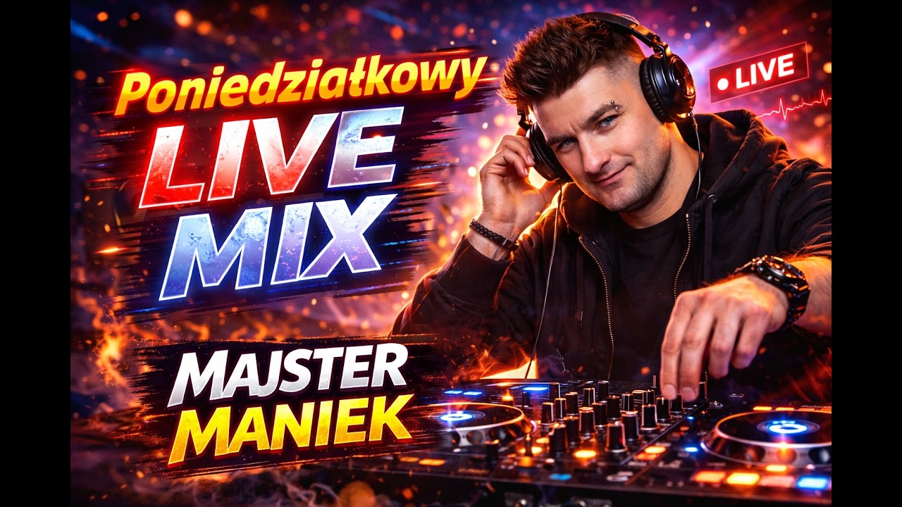 „Poniedziałek LIVE MIX – Klubowe Granie | Majster Maniek”