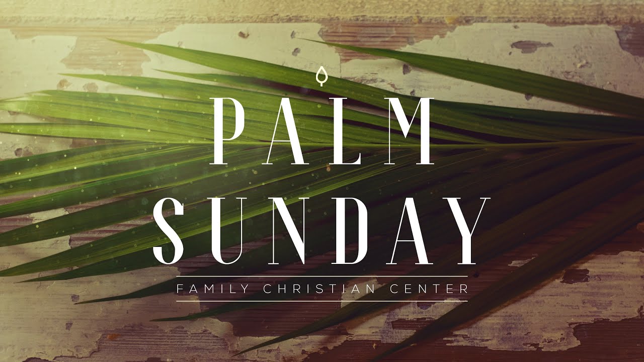 Happy Palm Sunday! Join us for our Special Illustrated Message