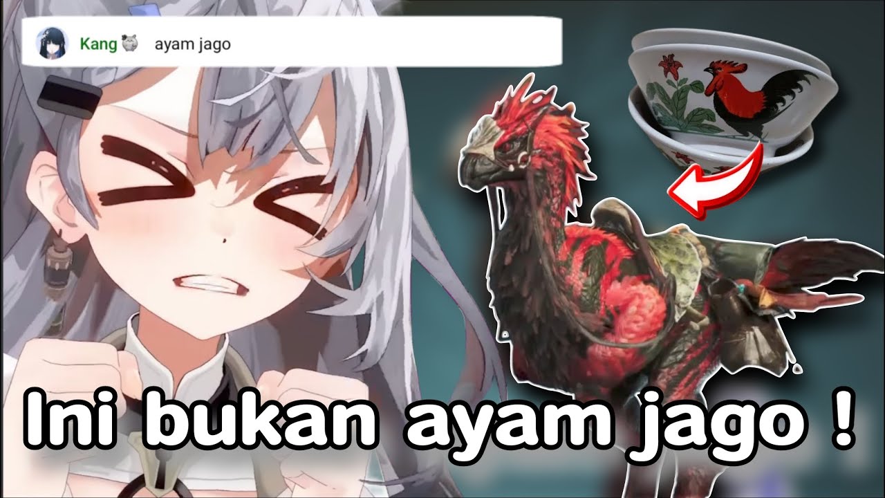 Zeta marah besar waktu lagi customize Seikret nya malah enggak sengaja keliatan kayak ayam jago 🤣
