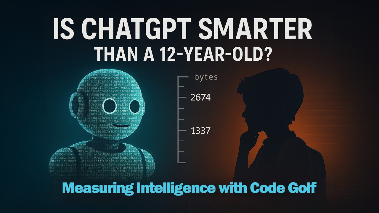 Is ChatGPT smarter than a 12 year old? Measuring Intelligence with Code Golf