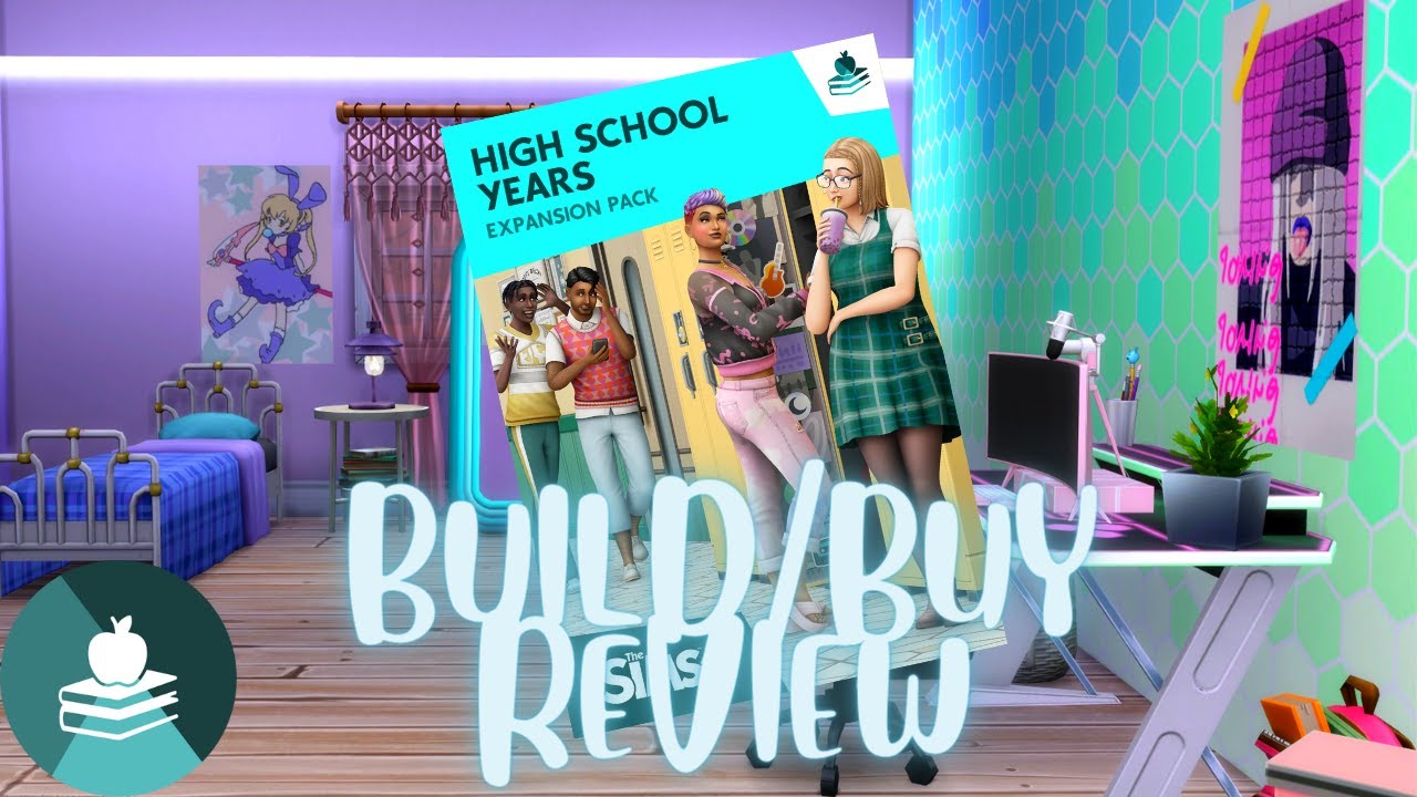Sims 4 High School Years | Build/Buy Items!