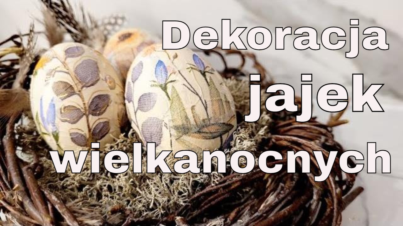 DIY - JAK UDEKOROWAĆ JAJKA NA WIELKANOC  SERWETKĄ | Domowe pasje Anki