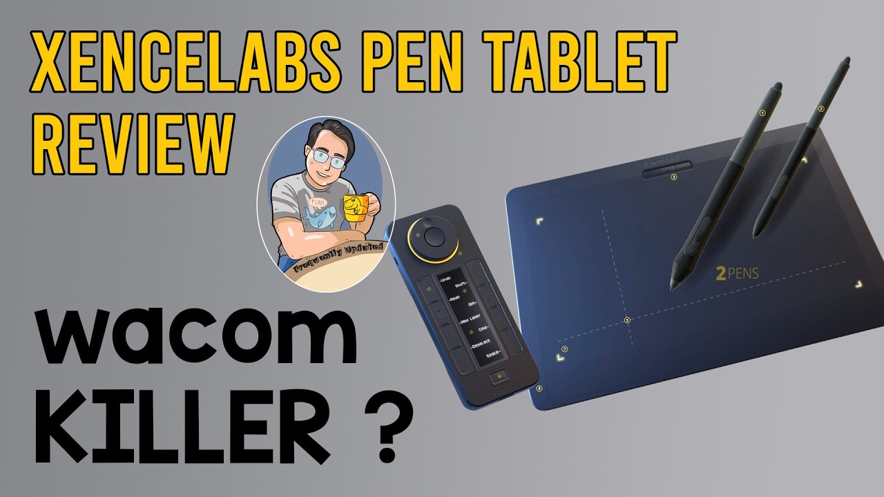 Xencelabs Pen Tablet Review : Test in Clip Studio, Photoshop, Zbrush