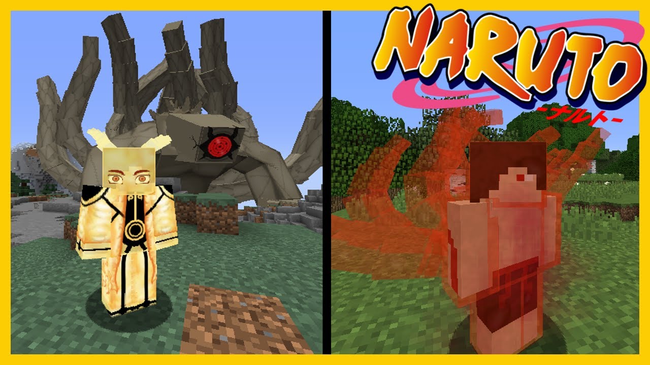 HOW TO BECOME A JINCHURIKI, SEALING TAILED BEASTS, FIGHT ITACHI & MORE! Minecraft Naruto Mod Review
