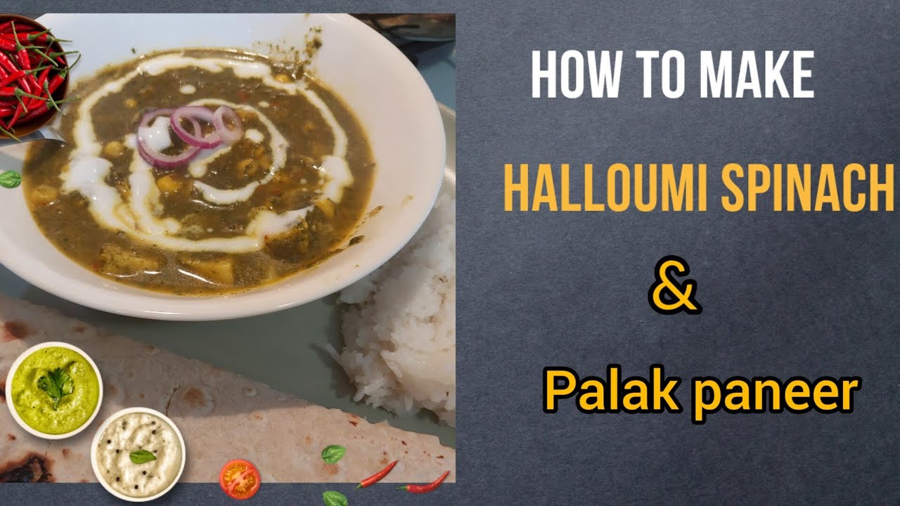 Halloumi spinach corn | Palak paneer 🥗 | Easy pot recipe 🍛
