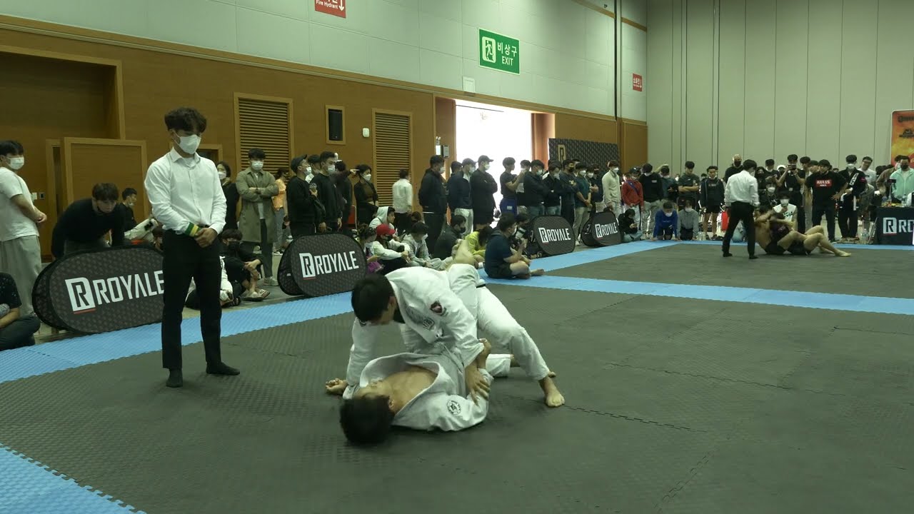 Mat 1&2-88 박정한 vs 임대묵 남성부 화이트 비기너 -88.3kg 결승전 (리그로얄 부산 벡스코 04.23)