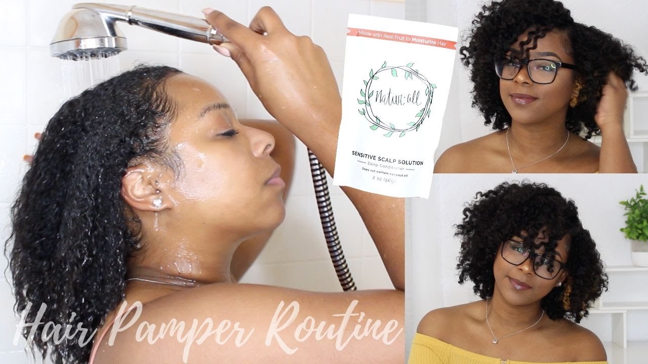 Pampering My Hair for THE BEST HEALTHY results!!! | Sensitive Scalp Solution ft. Naturall Club