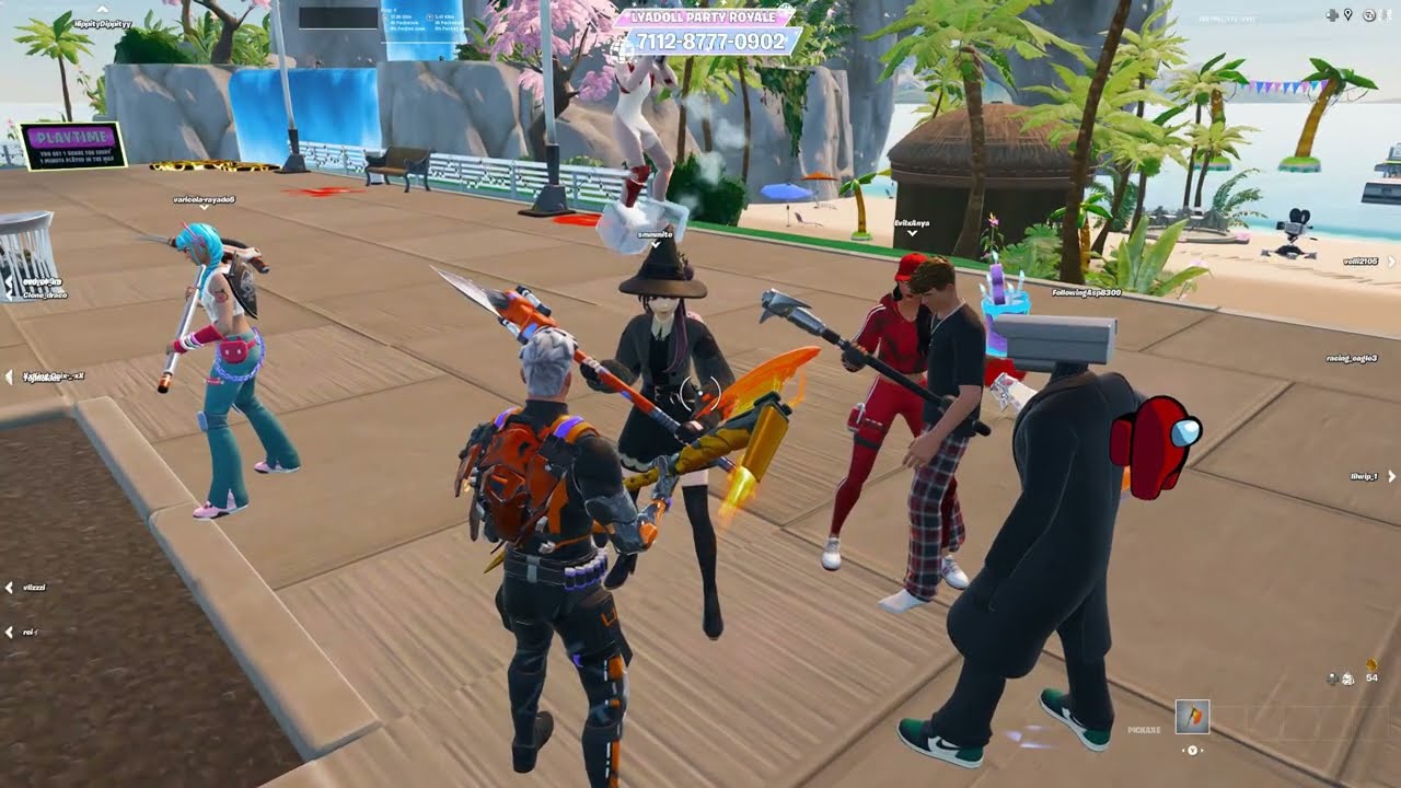First time emote battling in Lyadolls map!