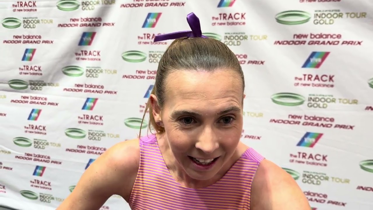 Linden Hall takes second place in epic 3000m at New Balance Indoor Grand Prix 