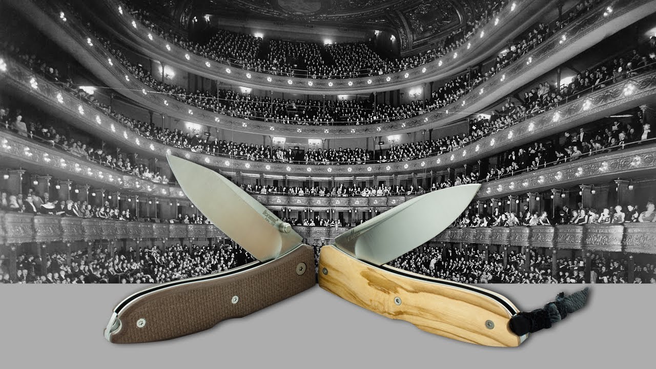 Traditional vs. Rugged Gentleman's Folder: LionSteel Opera (Olive Wood & Brown G10)